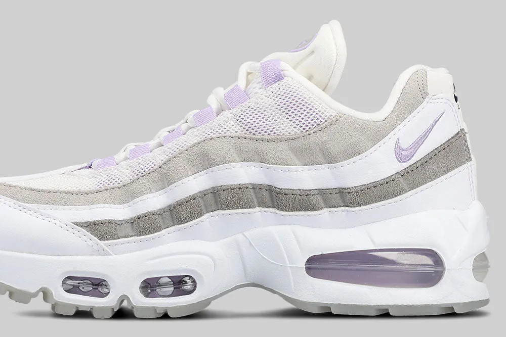 Straight Running Women's Nike Air Max 95 OG Big Bubble 'White and Hydrangeas'