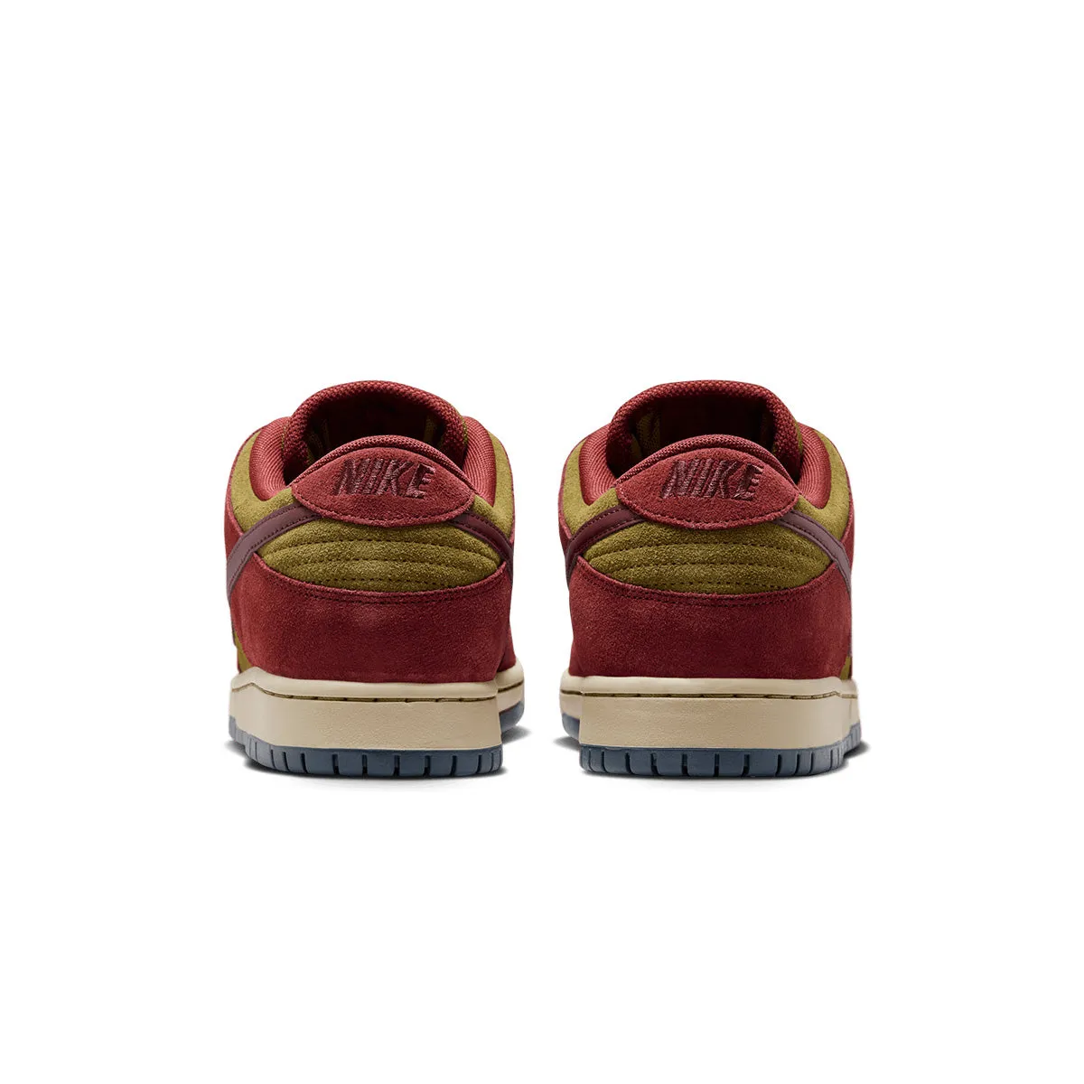SB Dunk Low Pro 'Dark Team Red Olive Flak' Boosted comfort