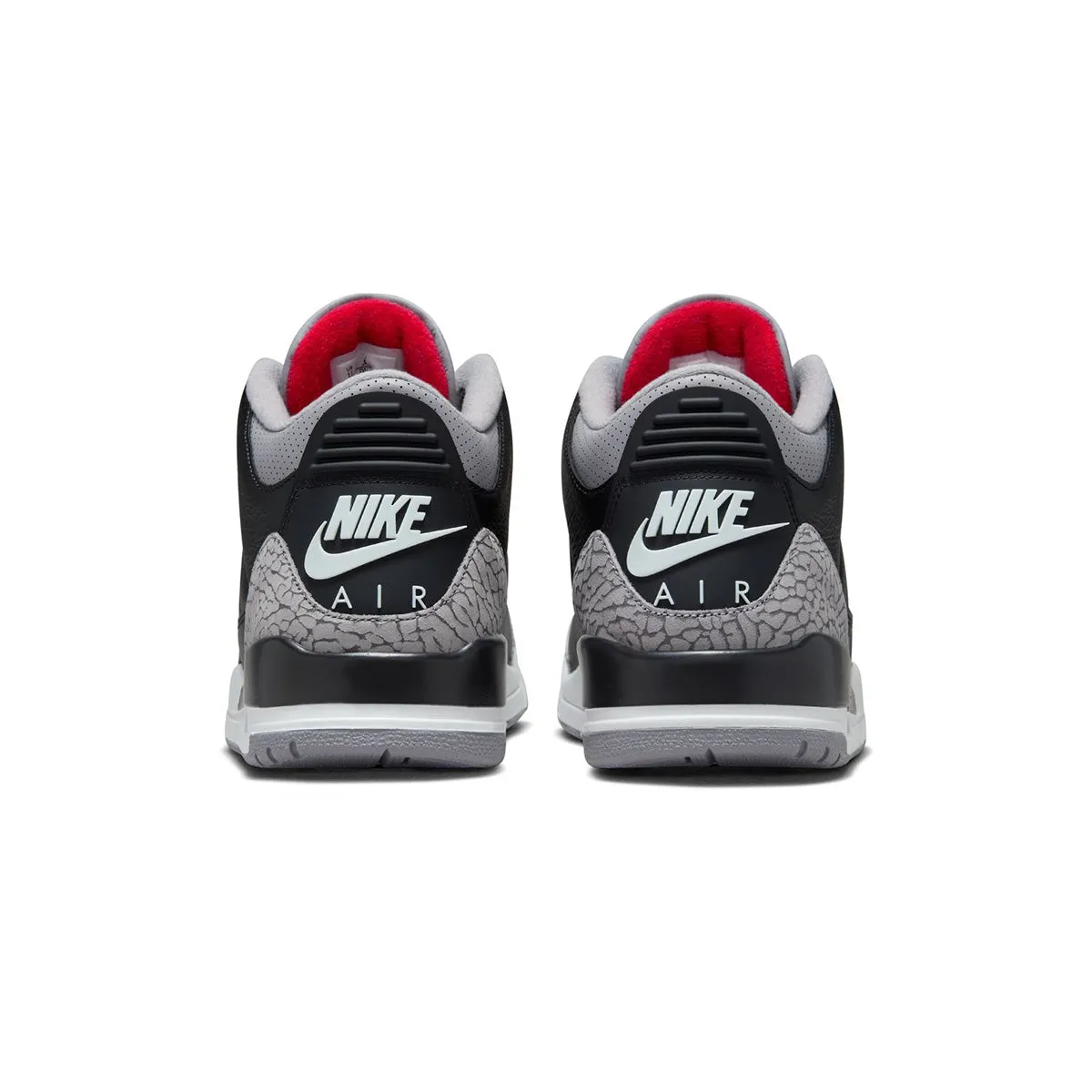 Air Jordan 3 Retro 'Black Cement' All-weather shock absorption
