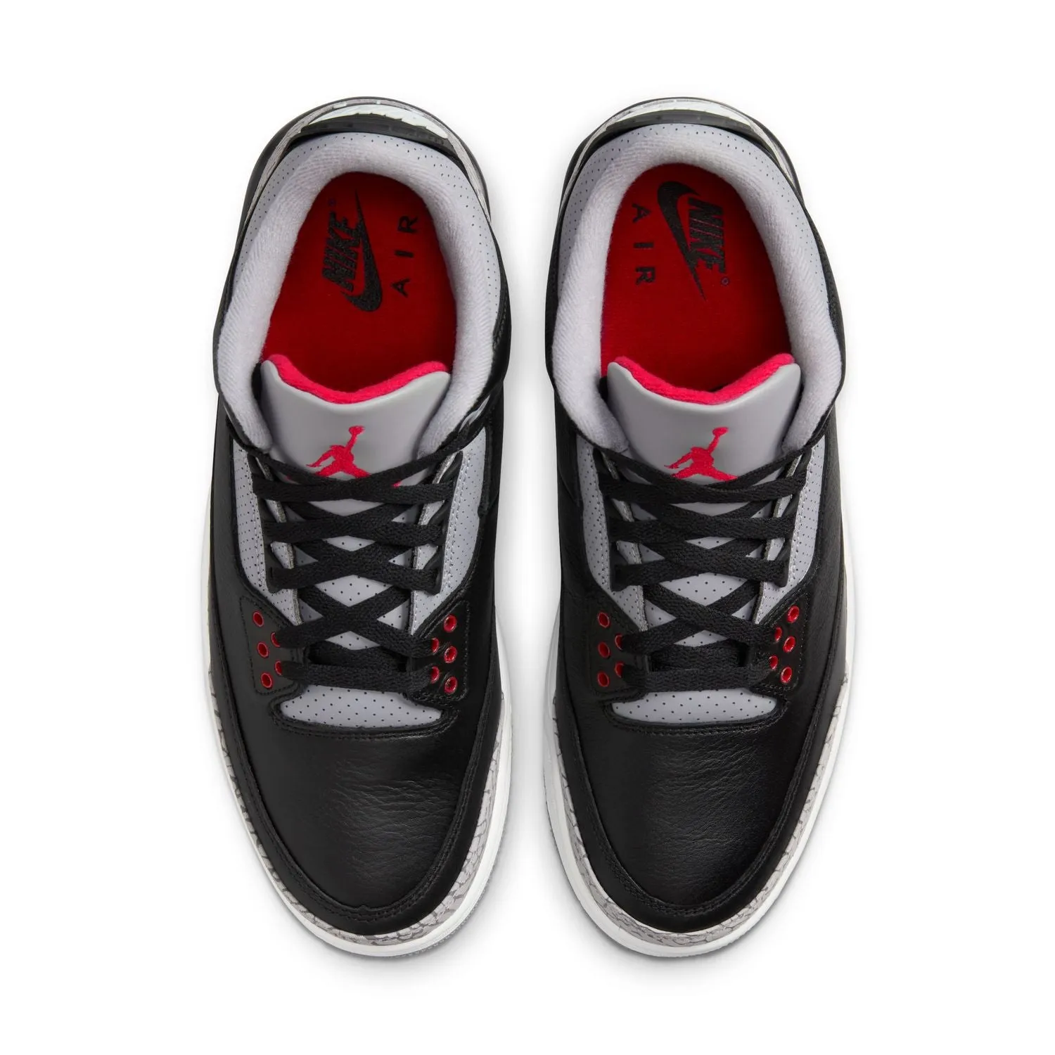 Fashion-forward flair Lightweight Performance Air Jordan 3 Retro 'Black Cement'