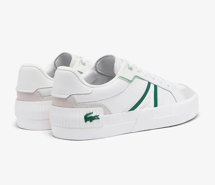 Men's Lacoste L004 124 5 CMA (White/Green) HeelSupport Elastic tongue