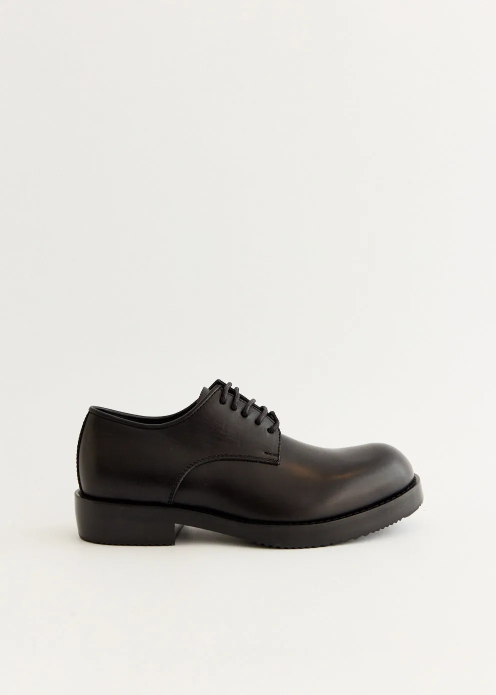 Prestige Circle Leather Derby Shoes
