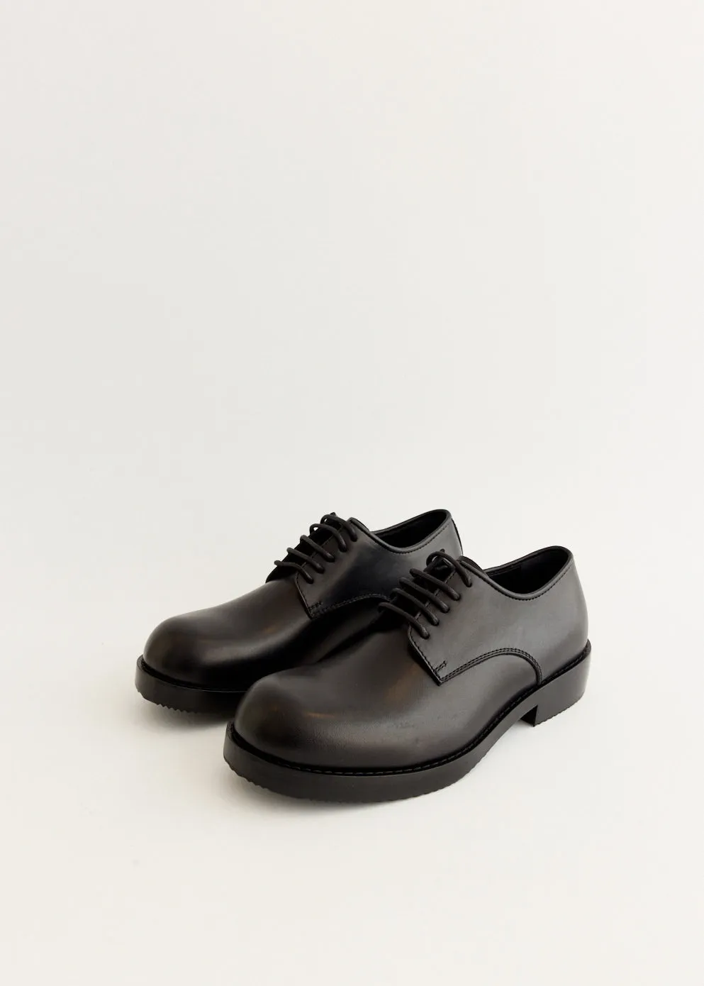 Leather Derby Shoes Work Attire
