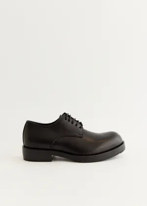 Prestige Circle Leather Derby Shoes