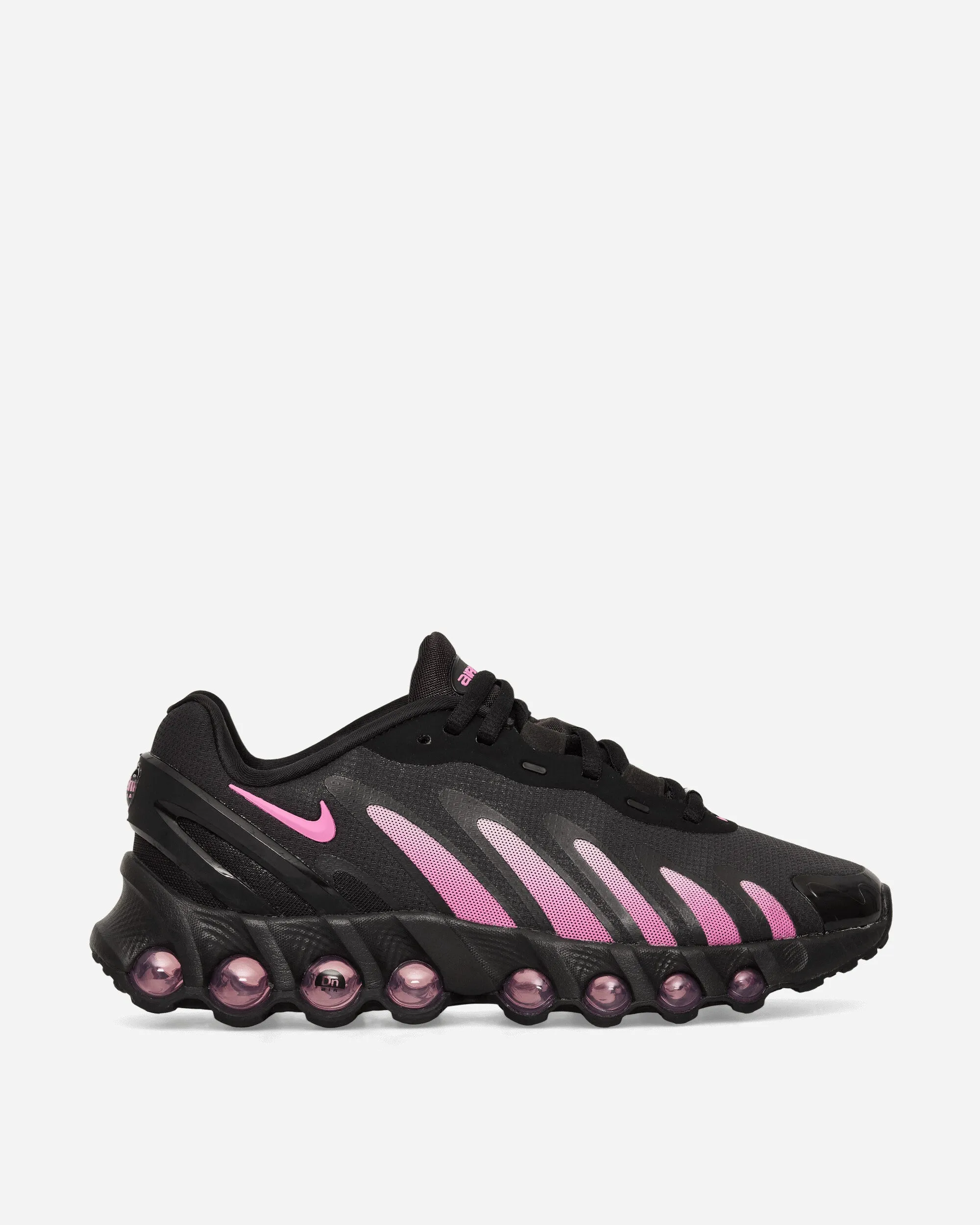 Reactive Cushioning Ventilation Mesh Women's Air Max Dn8 Sneakers Black / Playful Pink / Pink Foam