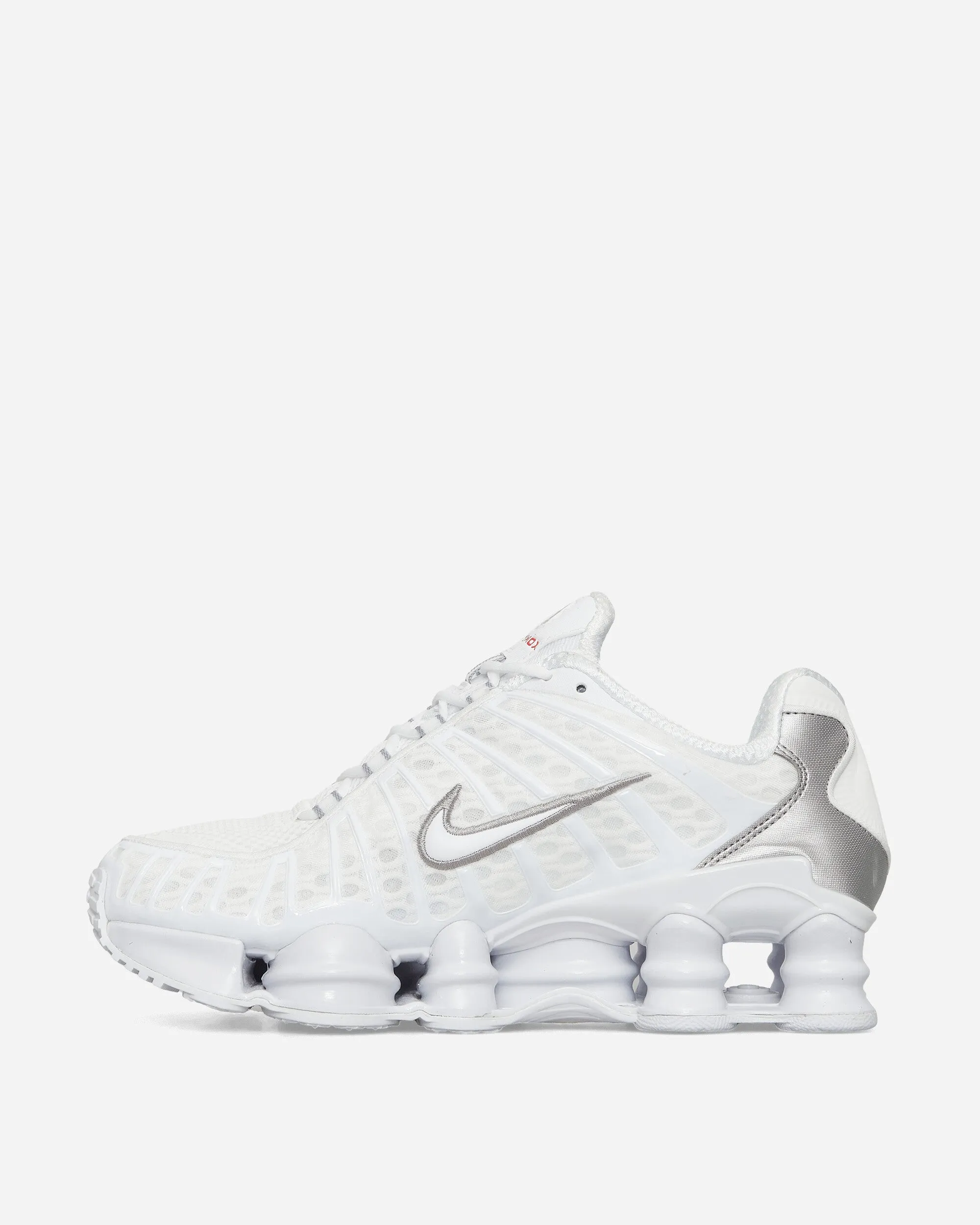 High Mileage Shox TL Sneakers White / Metallic Silver