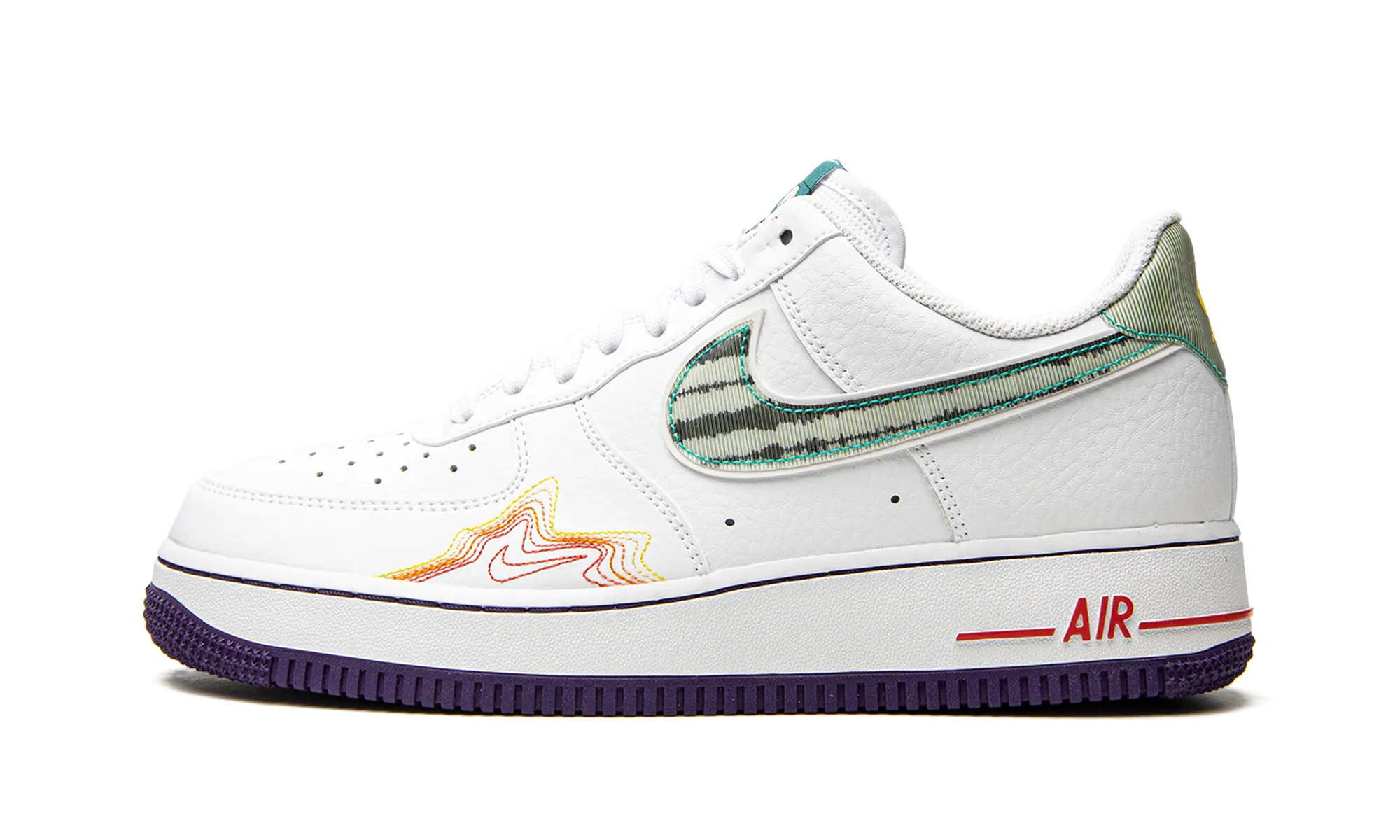 Natural Feel Cozy Motion Air Force 1 Low "Pregame Pack - De'Aaron Fox"