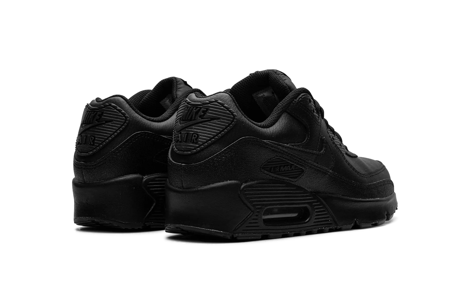 Air Max 90 GS "Triple Black" ultramarathon moisture - wicking - technology shoes
