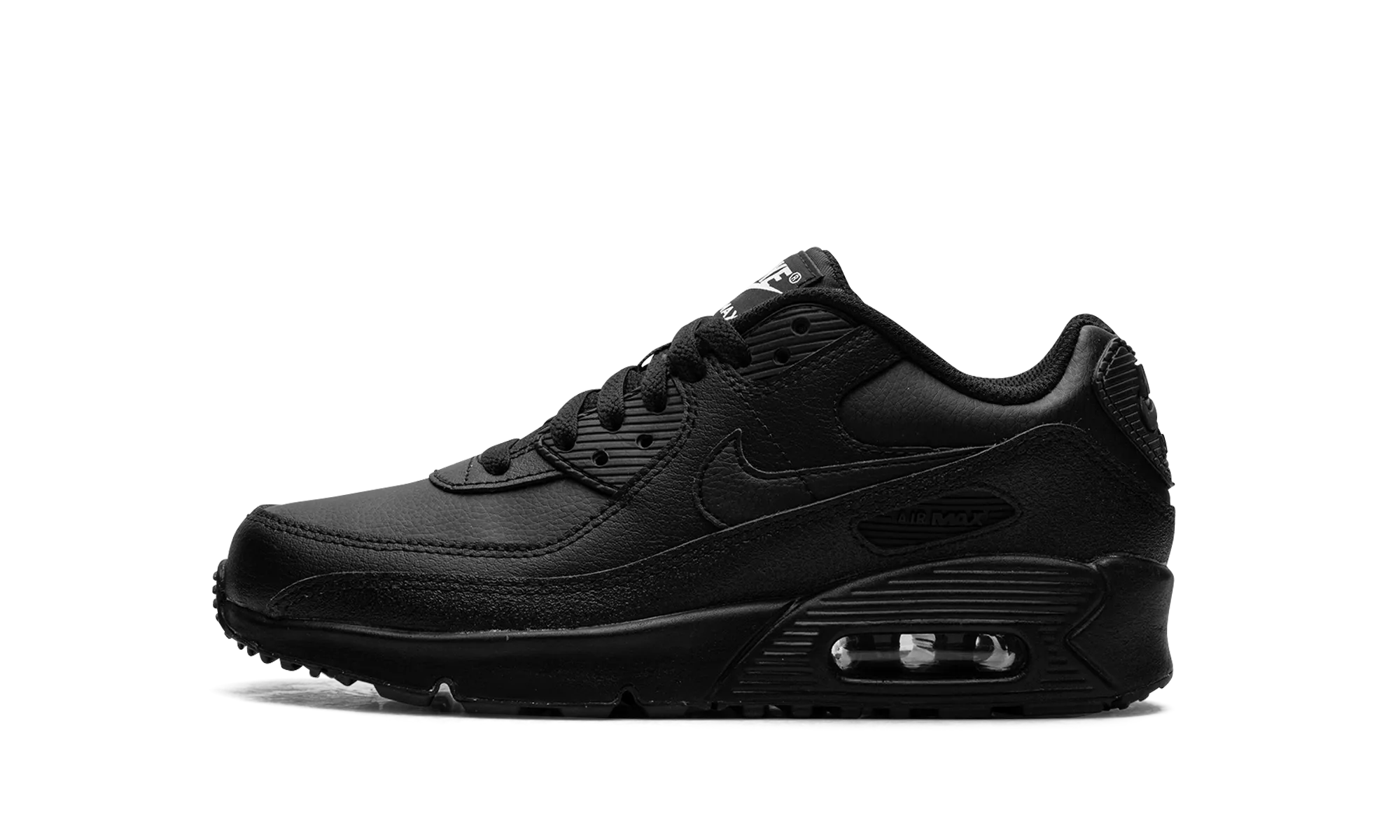 Air Max 90 GS "Triple Black" Stable construction sports activities