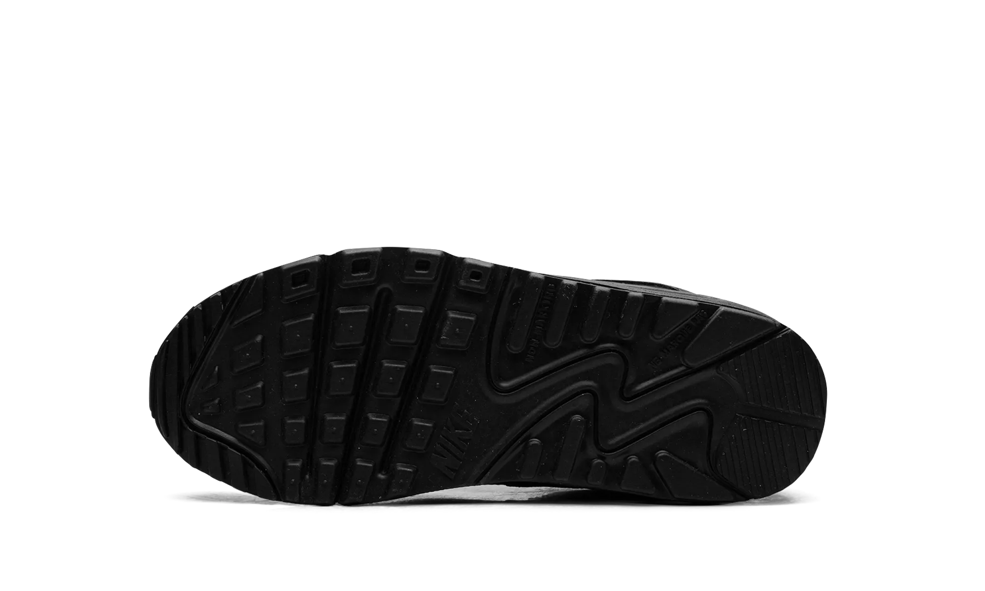 Air Max 90 GS "Triple Black" reduce fatigue