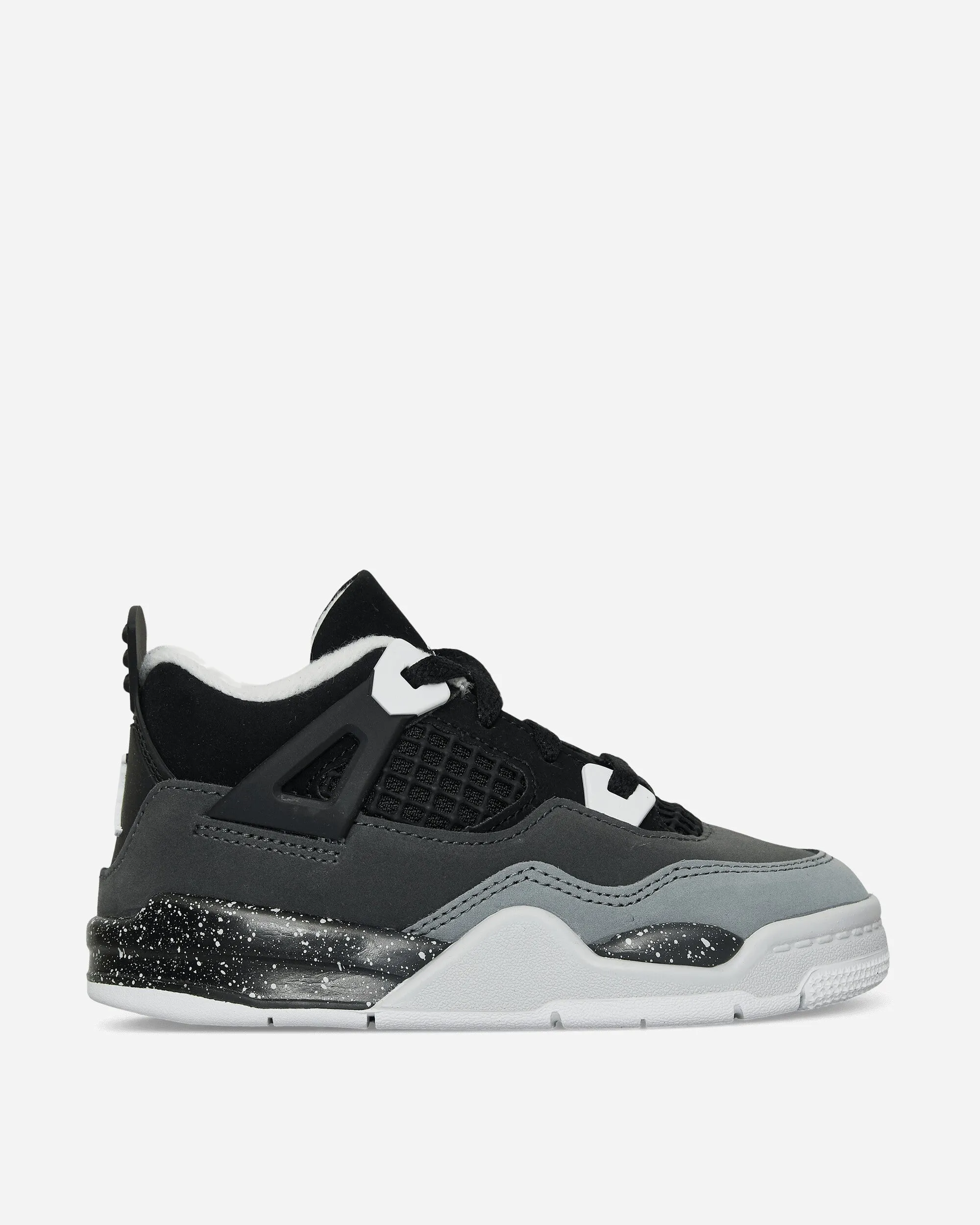 Air Jordan 4 (TD) Sneakers Fear Elastic Strap Flat Lace