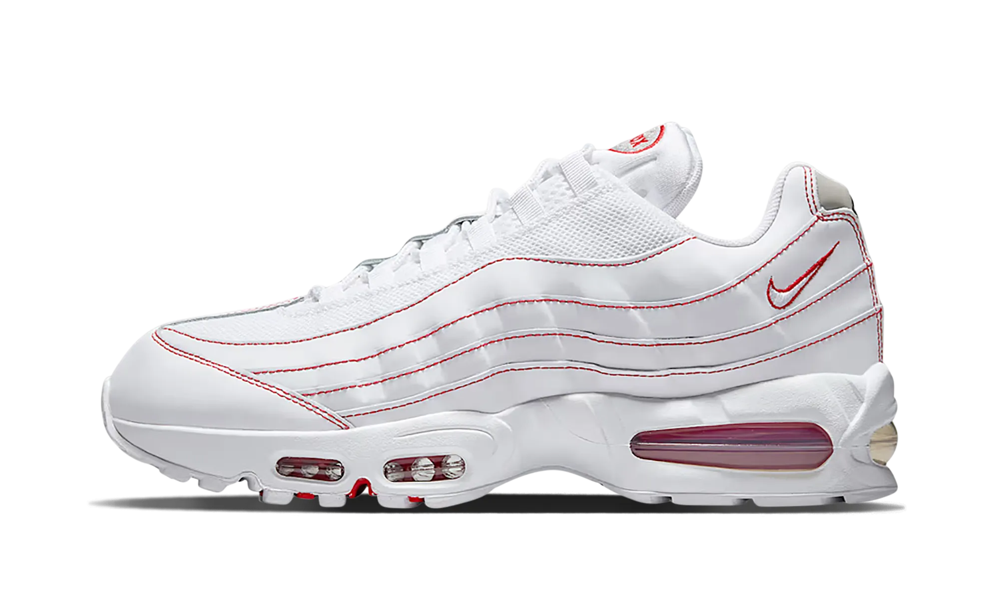 shoe inserts Secure Closure Air Max 95 OG "Big Bubble White University Red"