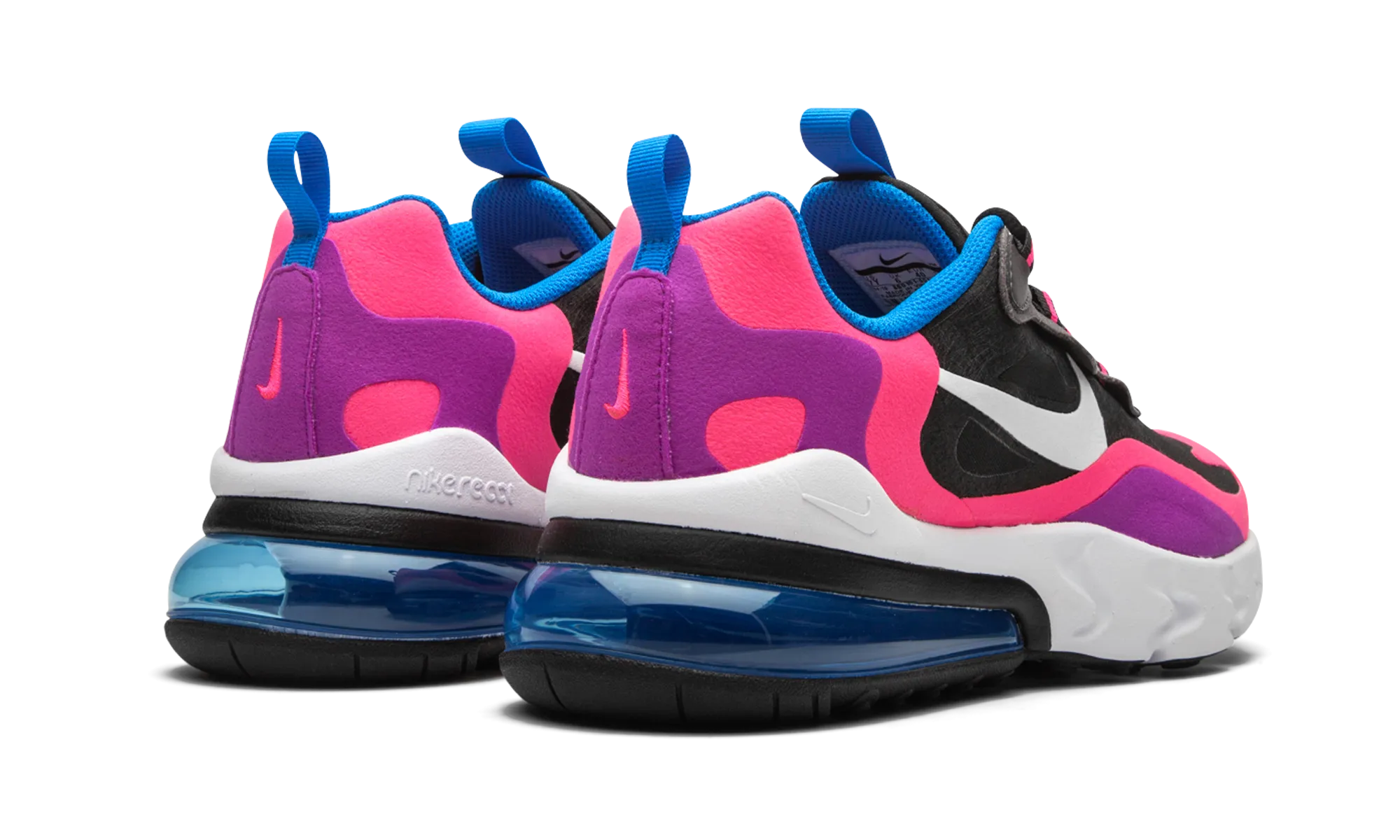 Speed Focus Air Max 270 React GS "Hyper Pink / Vivid Purple"