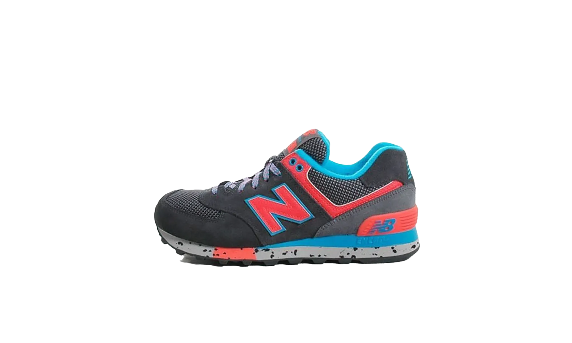 Everyday Shoes temperate - climate shoes 574 GS "Grey Orange Blue"