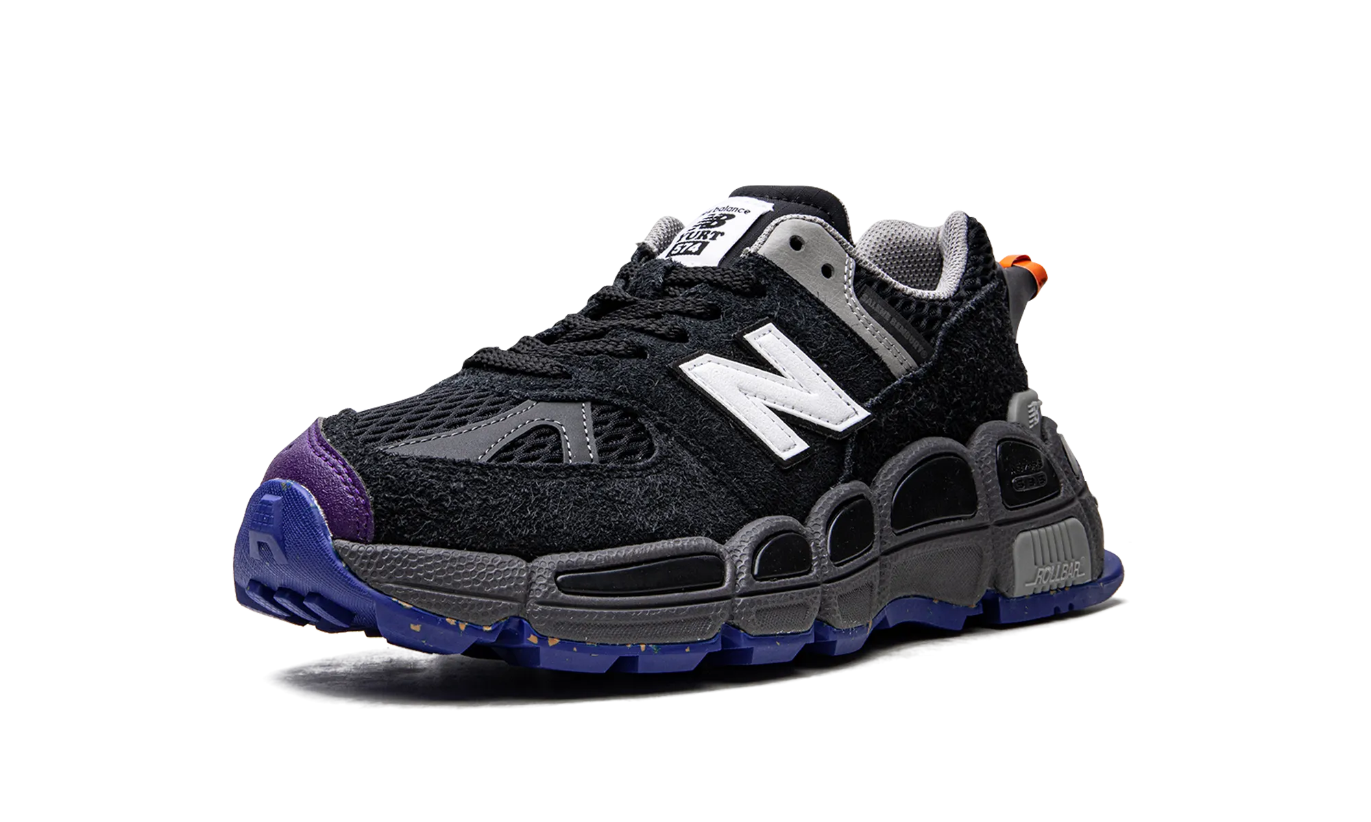 574 "Salehe Bembury - Yurt Black" anti - blister - prevention shoes running in cold tracks shoes