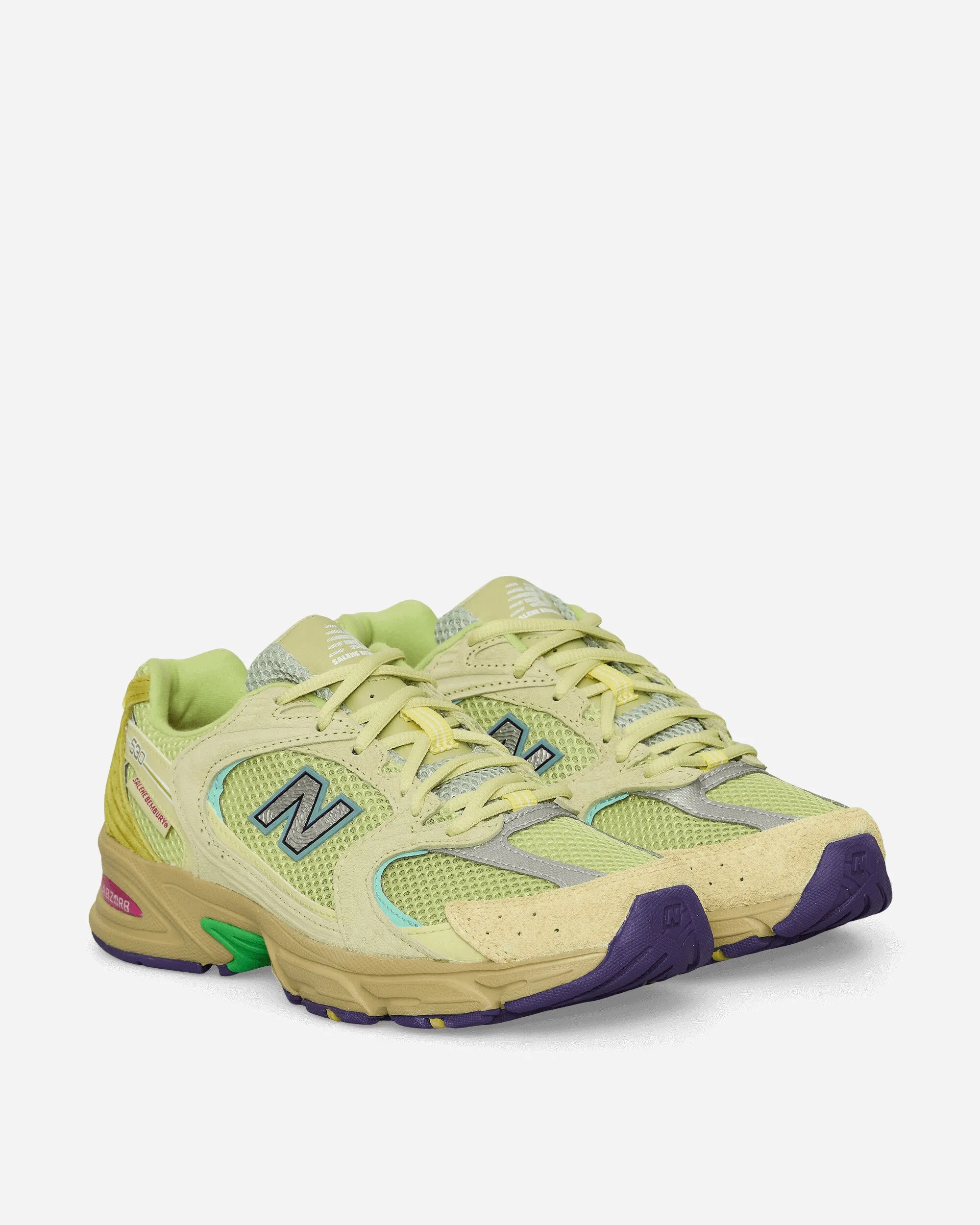 Salehe Brembury 530 Sneakers Dusty Yellow / Celery Green Indoor style