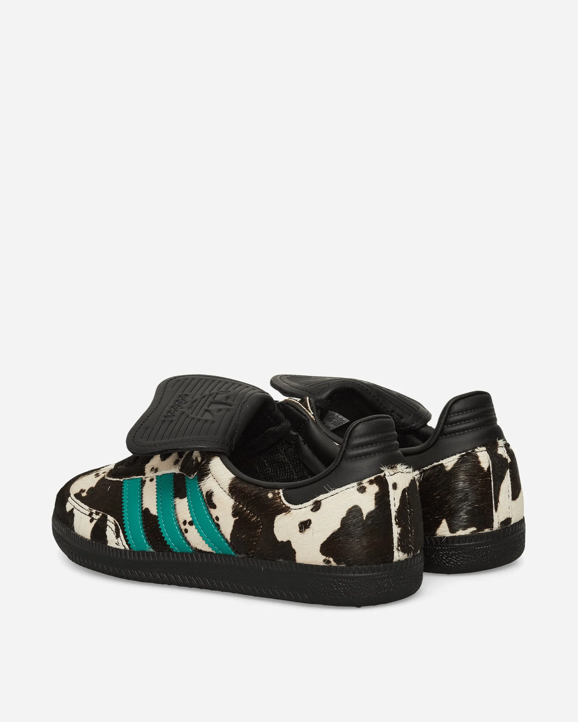 Comfortable Arch Area Double Stitched Samba LT Sneakers Core Black / Lucid Blue