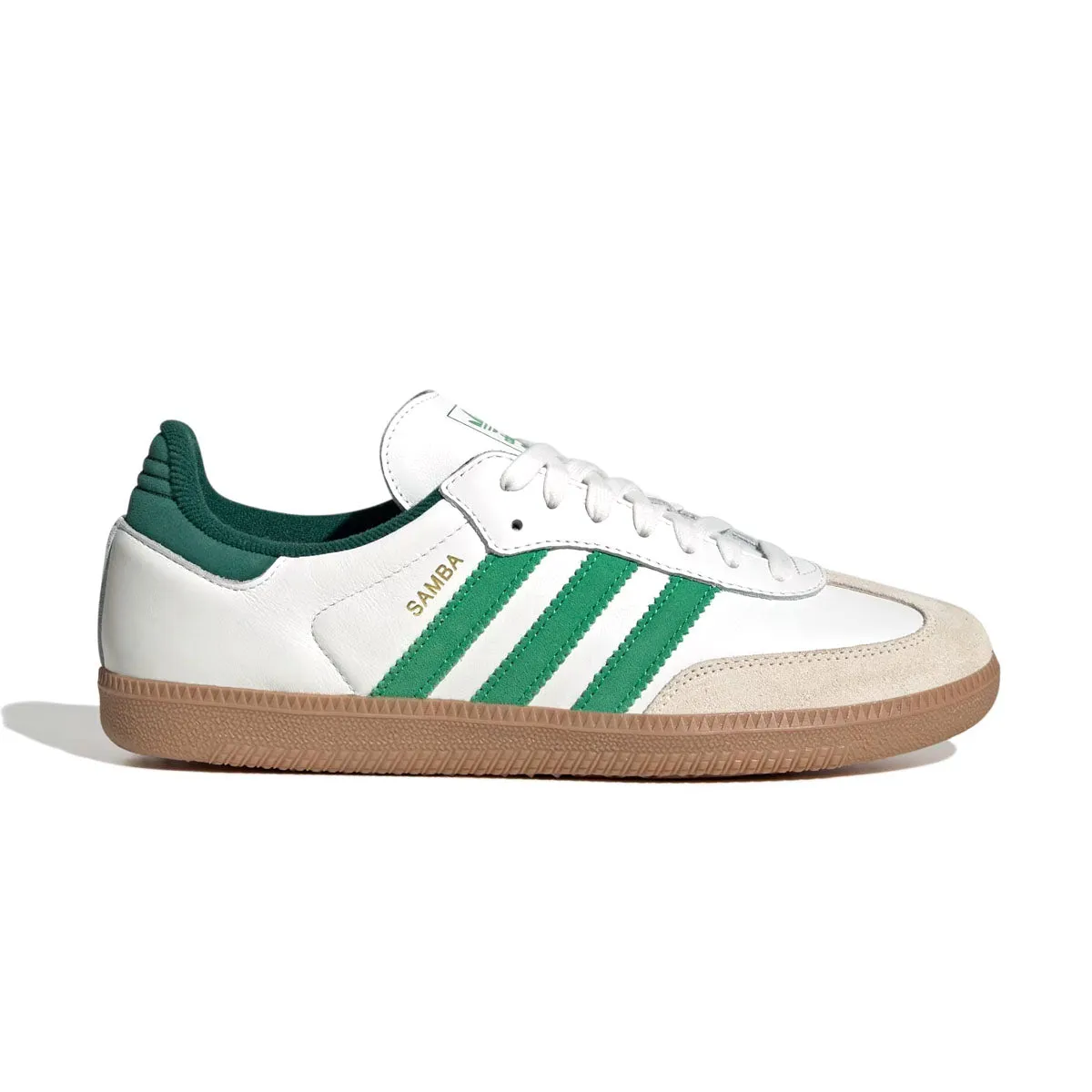 Samba OG 'Core White Green' waterproof leather quality - level