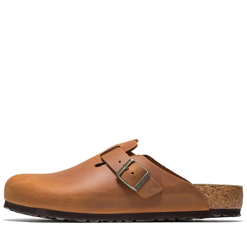 Birkenstock Boston Oiled Leather - Cognac Leisure Life