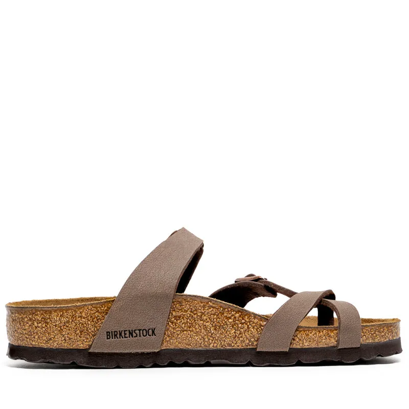 soft feel Chill Comfort Women's Birkenstock Mayari Birkibuc - Mocca
