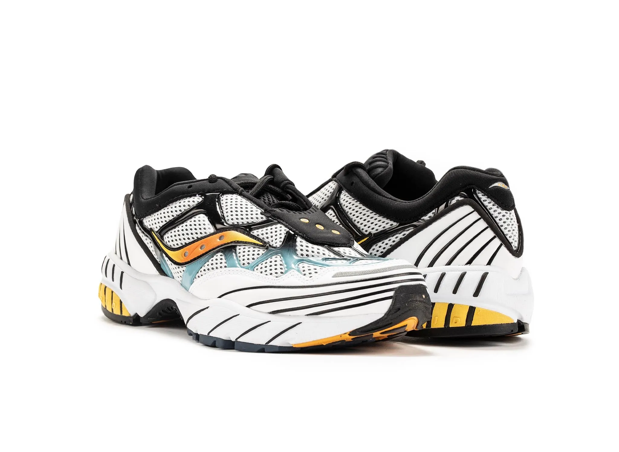 Saucony Grid Web 'Grey/Orange' Beach Fun Winter Warm