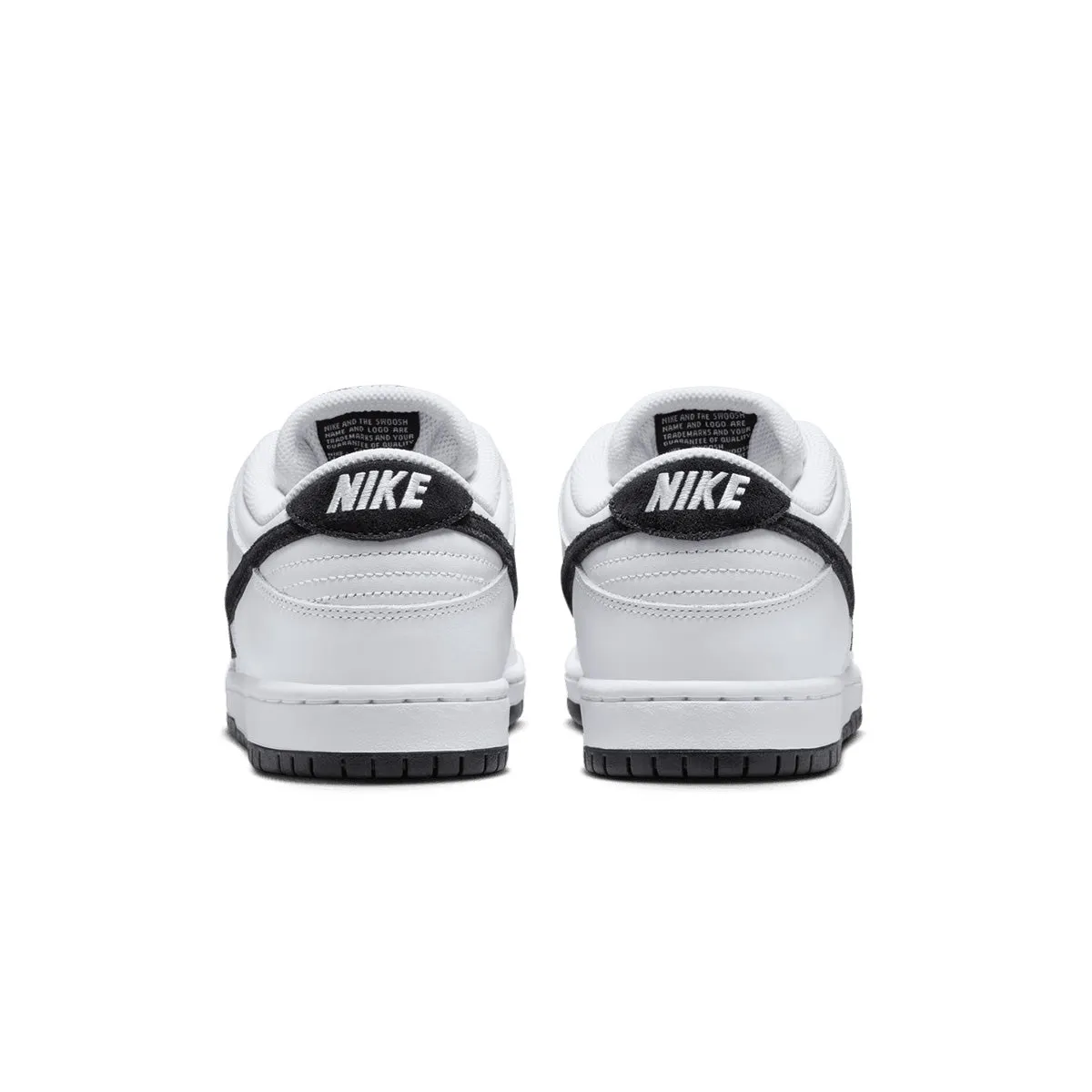 Cone Heel Dynamic lining SB Dunk Low Pro 'White Black'