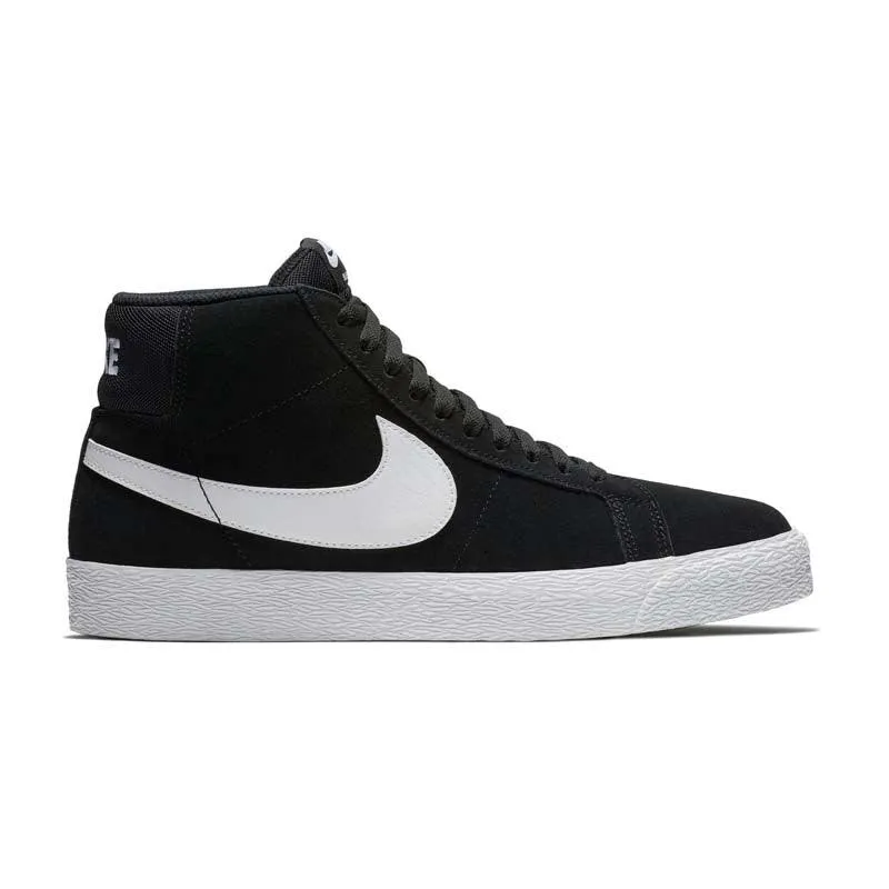 SB Zoom Blazer Mid 'Black White' Reliable Traction