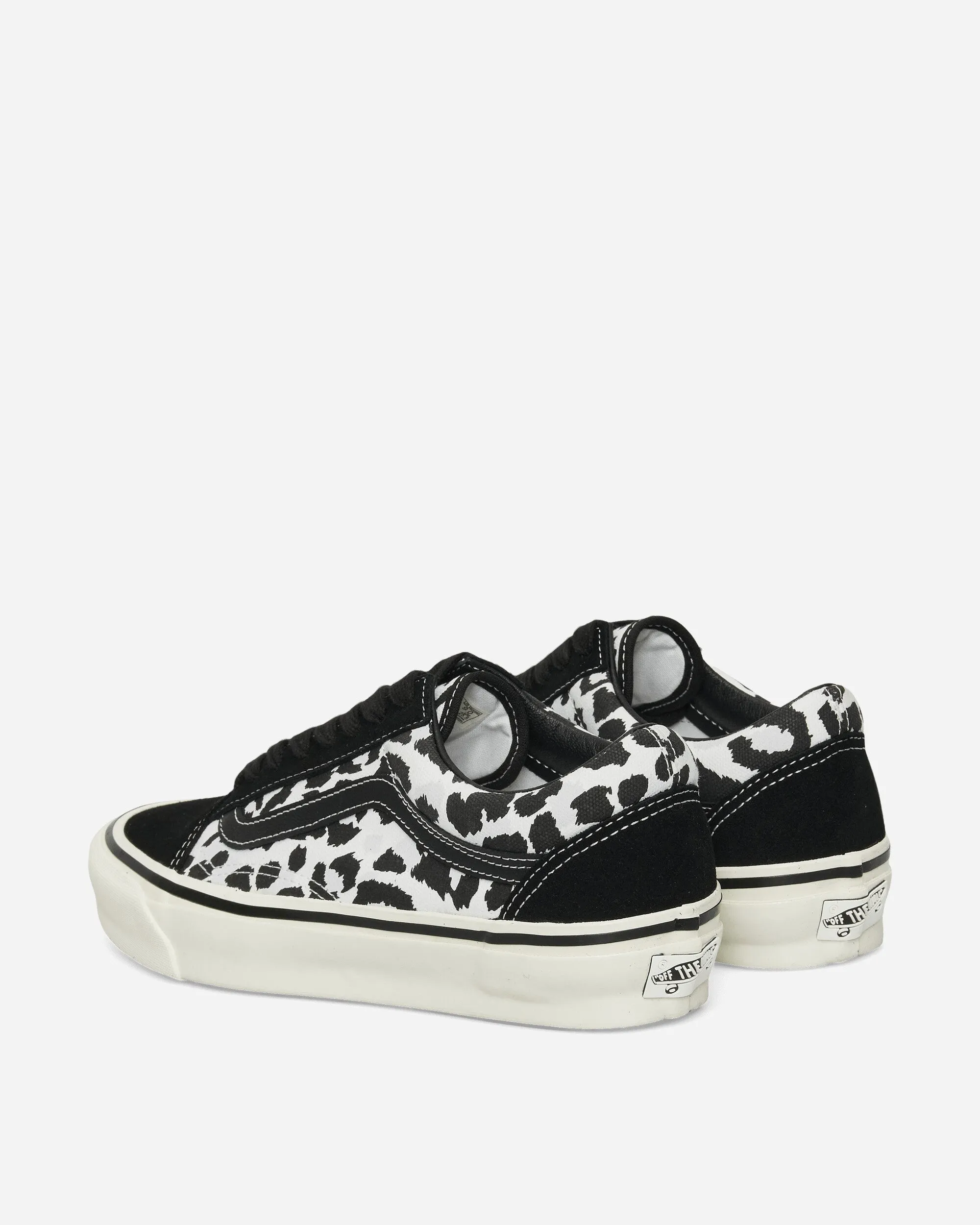Sweat Control Outdoor Run Premium Old Skool Leopard Sneakers Black / White