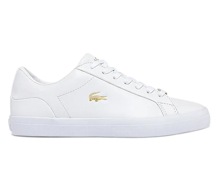 Women's Lacoste Lerond 0722 1 CFA (White/Gold) Sustainable Production Methods