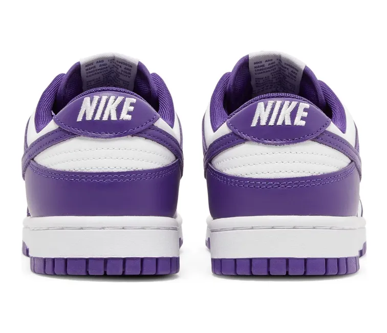 Men's Nike Dunk Low Retro (Court Purple) Active Feet