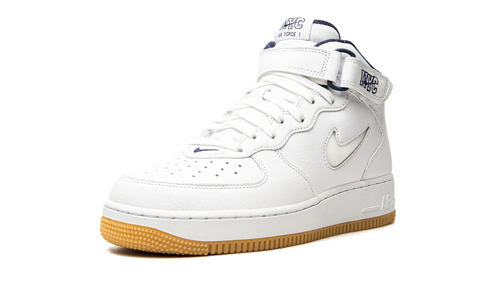 Travel Active Reliable Traction Air Force 1 Mid Jewel QS "NYC - Yankees"