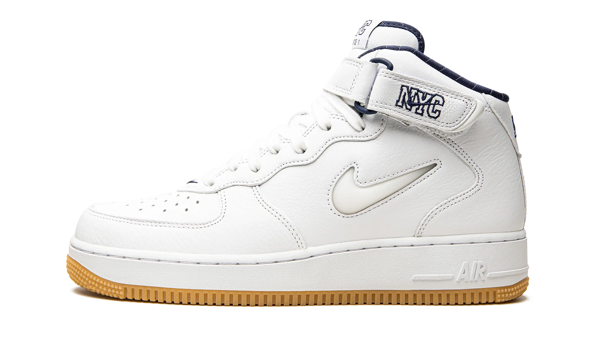 Superior support Traction Optimized Air Force 1 Mid Jewel QS "NYC - Yankees"