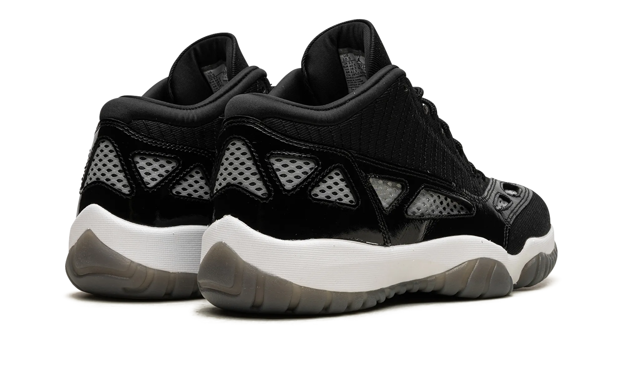 Cushioned Air Jordan 11 Low IE "Black/White"