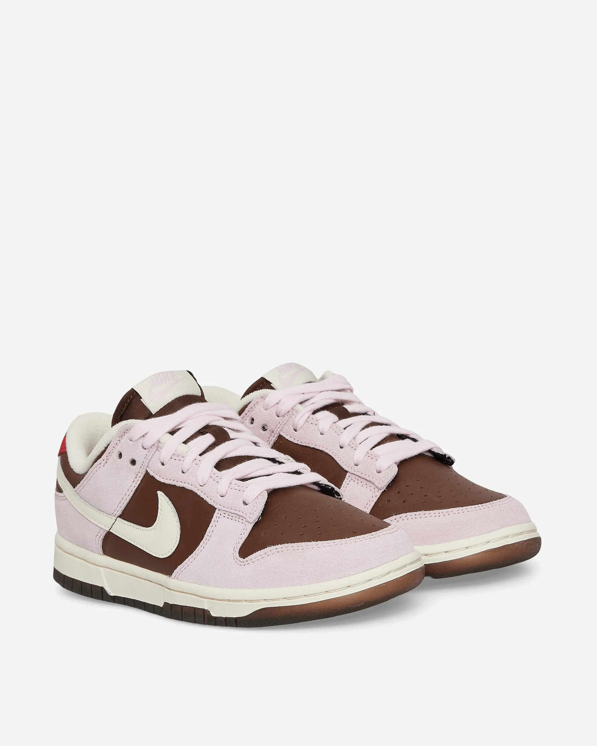 Women's Dunk Low Sneakers Cacao Wow / Pink Foam Daily Routine Comfort Cushion Technology