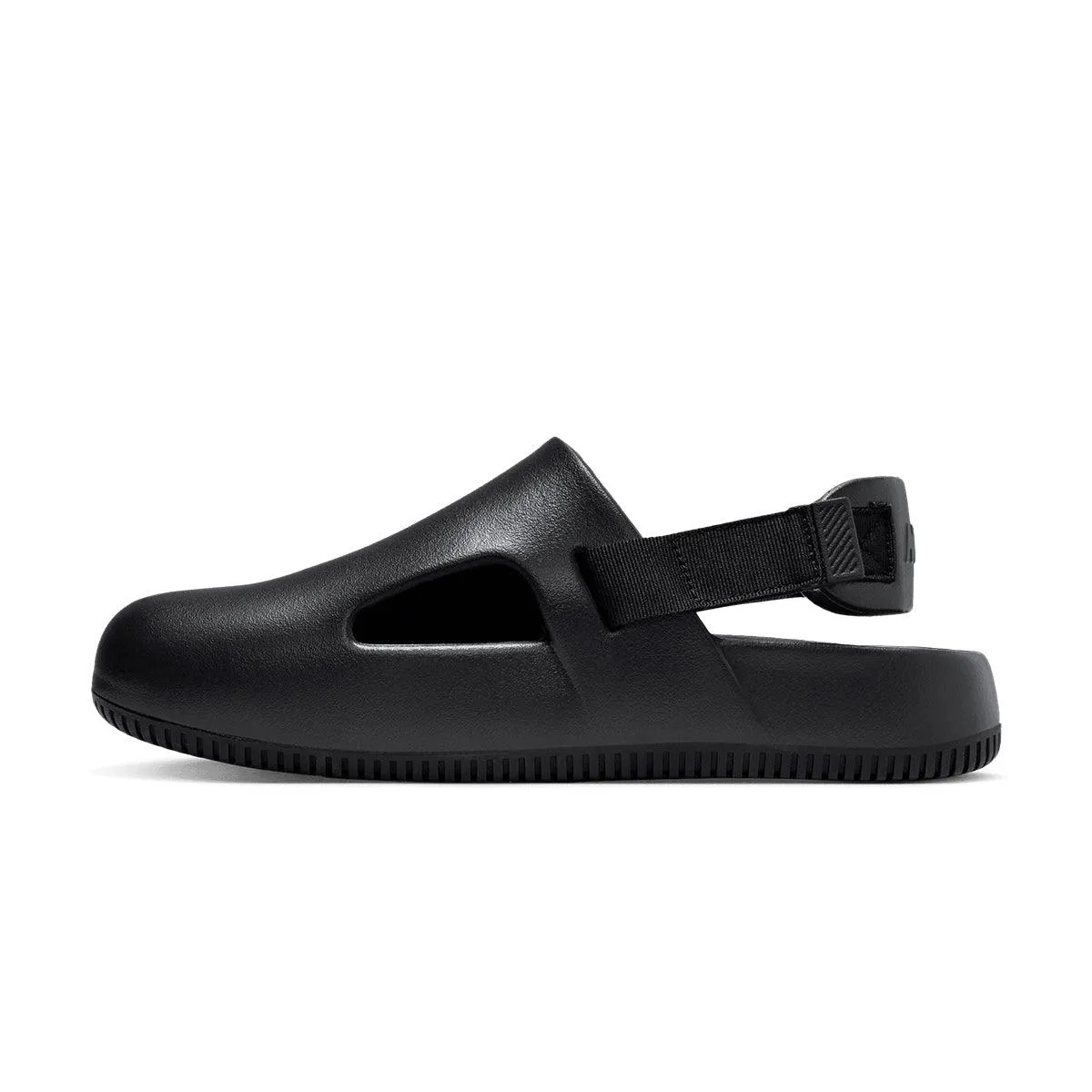 Calm Mule 'Black' Padded Tongue Supportive Traction