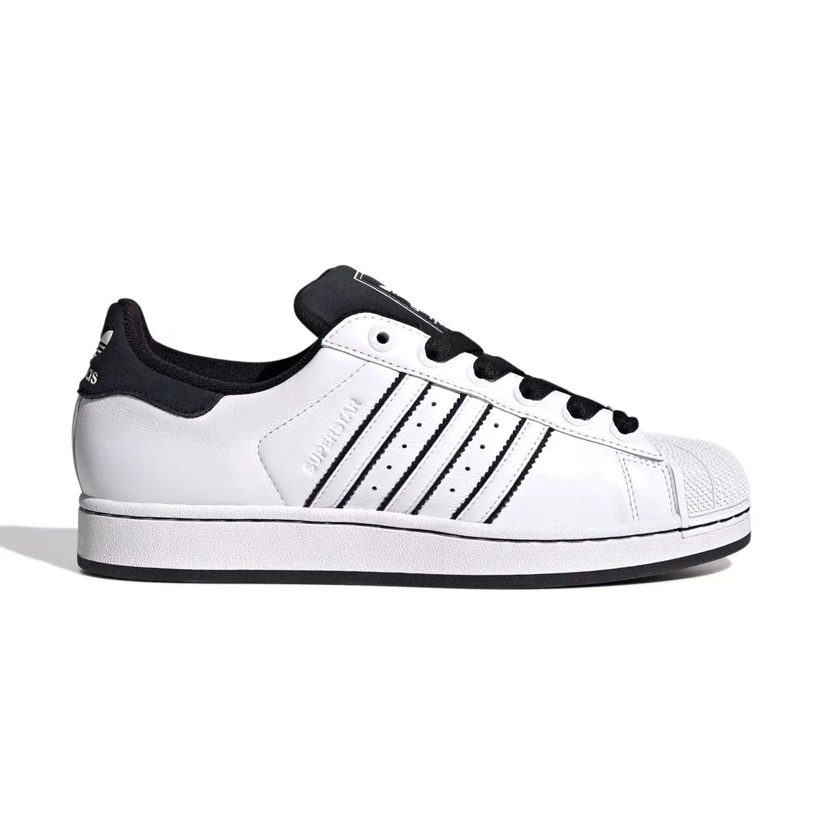 Reliable flair smallest Superstar II 'White White Black'