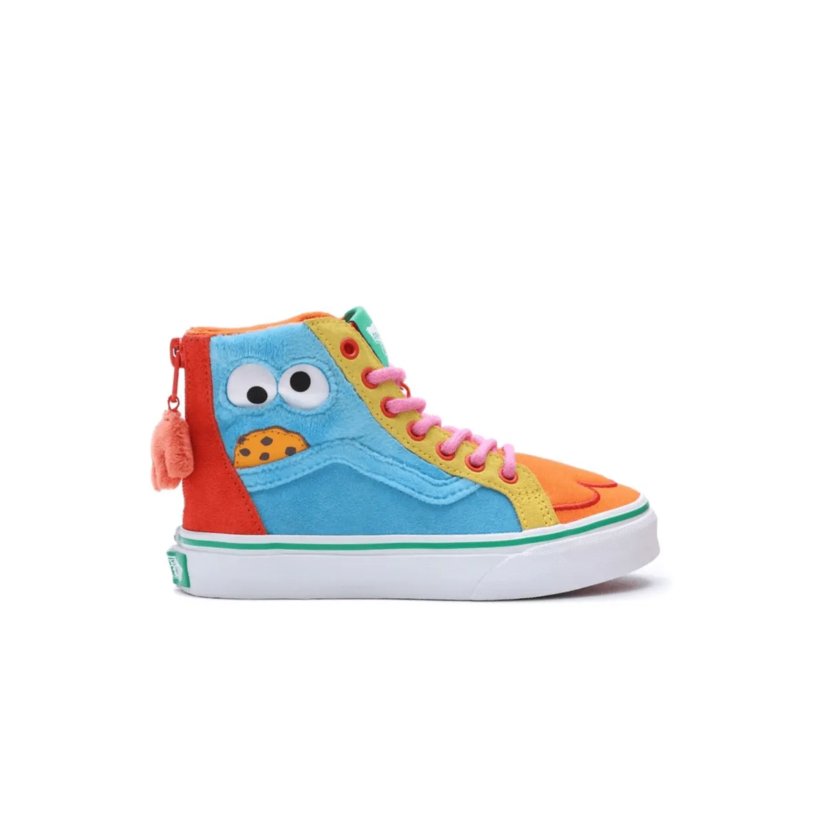   Sesame Street Kid's SK8-Hi Zip 'Multi' Wide-fit