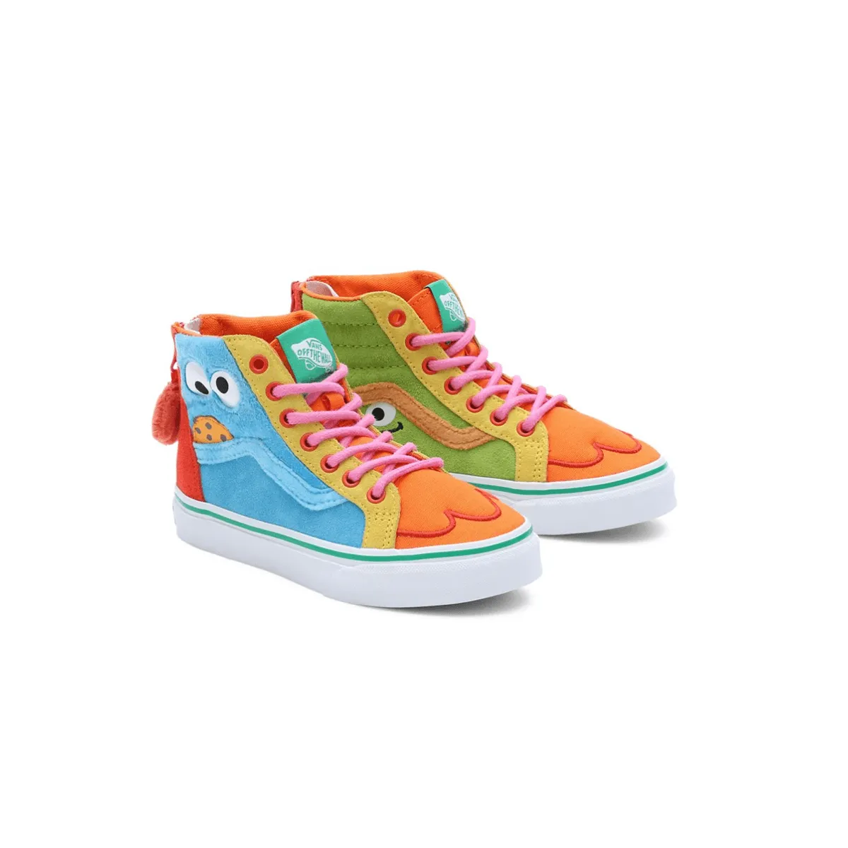   Sesame Street Kid's SK8-Hi Zip 'Multi' Easy performance
