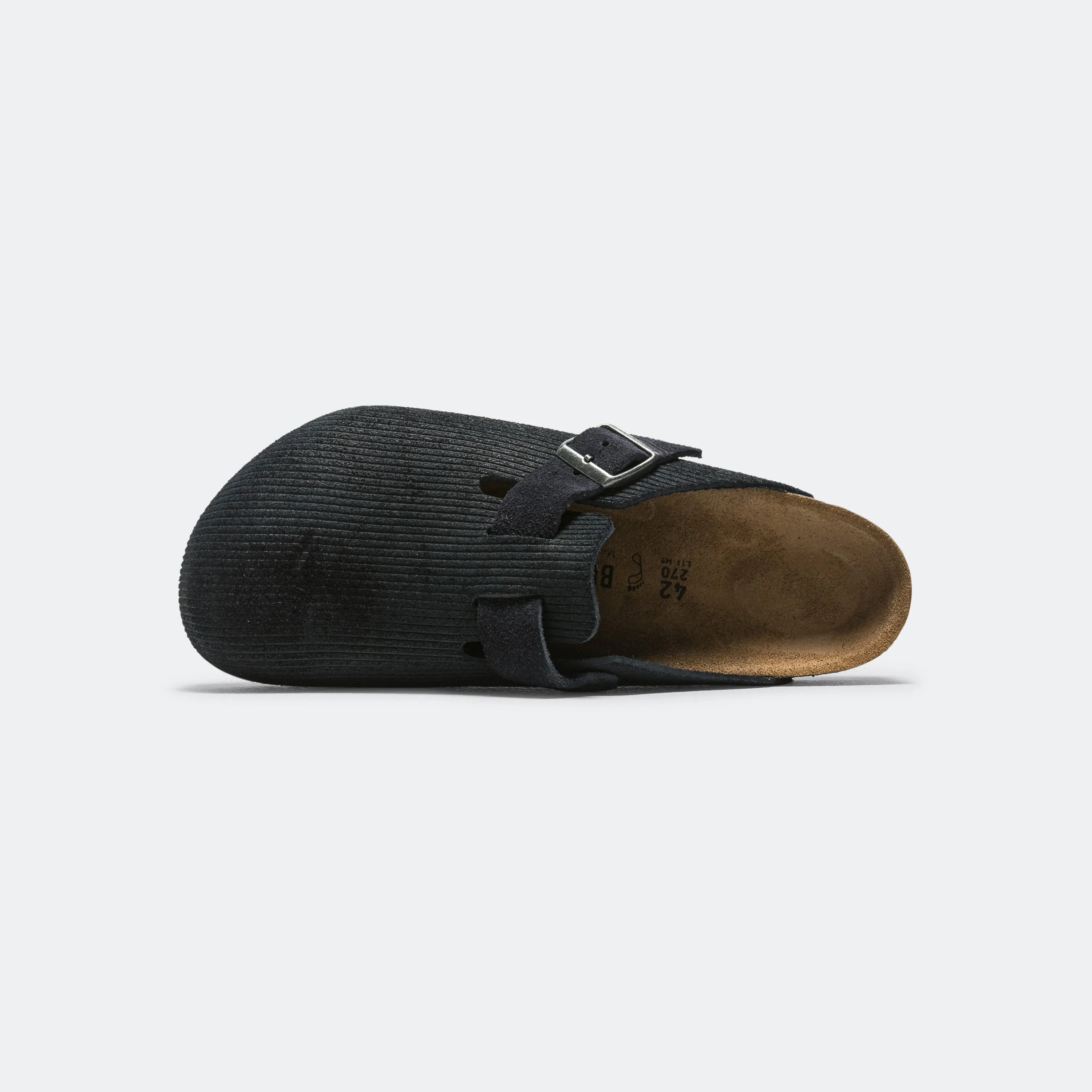 Boston Corduroy - Midnight Suede Leather Trendy Footwear For Travel Washable