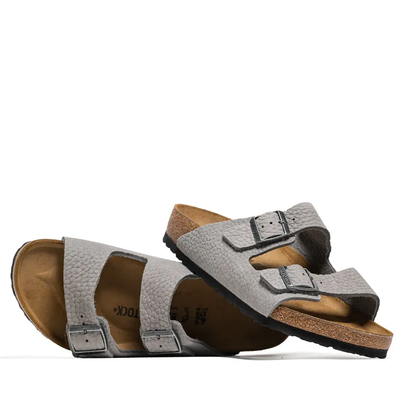 Travel Ready Fit Outdoor Comfort Birkenstock Arizona Nubuck - Desert Buck Whale Grey