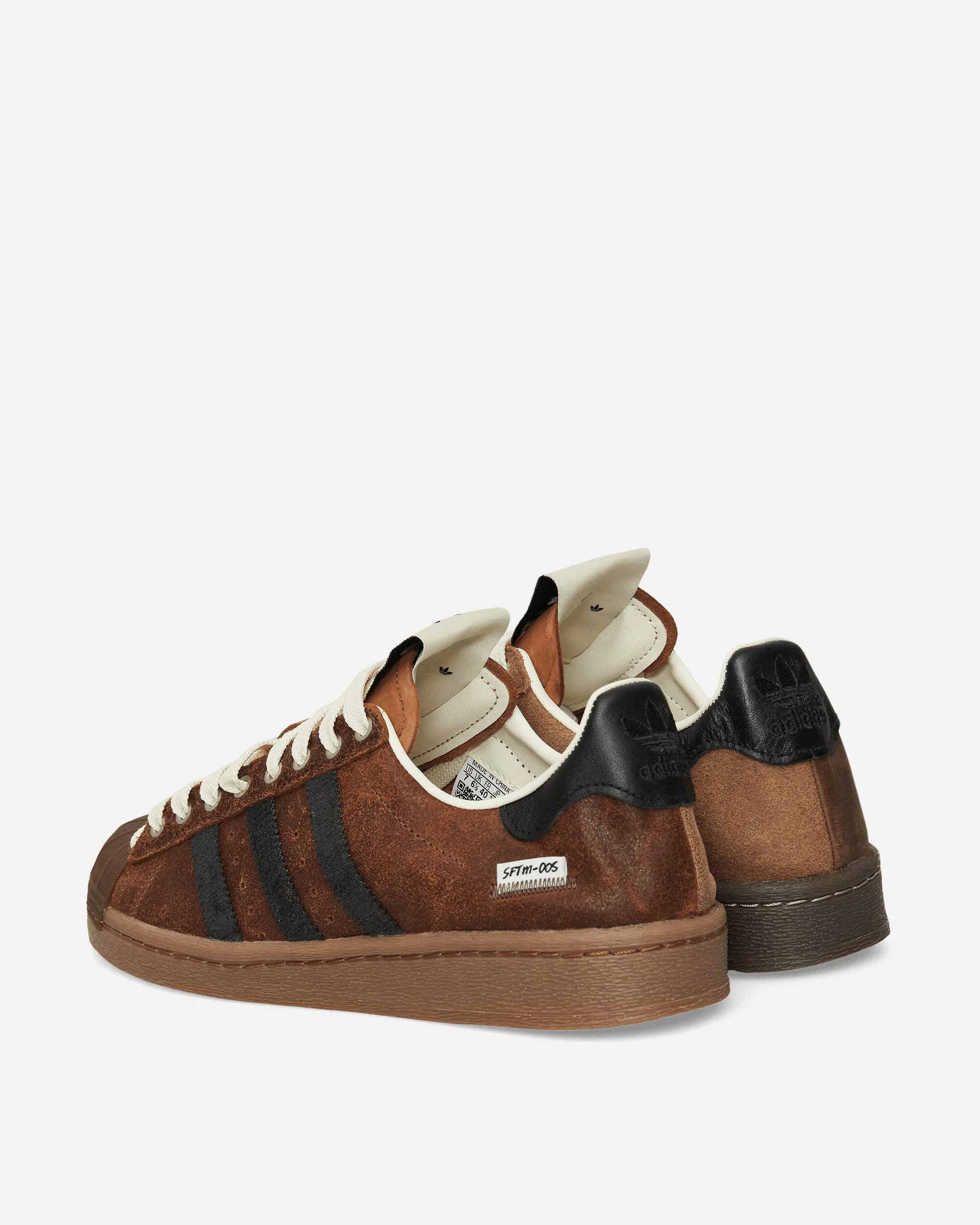 SFTM Superstar 82 Sneakers Simple Brown / Core Black Ultra Cushioned Heel Strong Traction