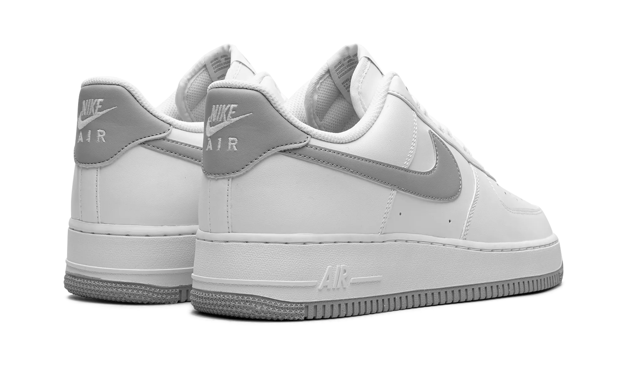 Total Comfort Freedom Steps Air Force 1 Low '07 "White Light Smoke Grey"