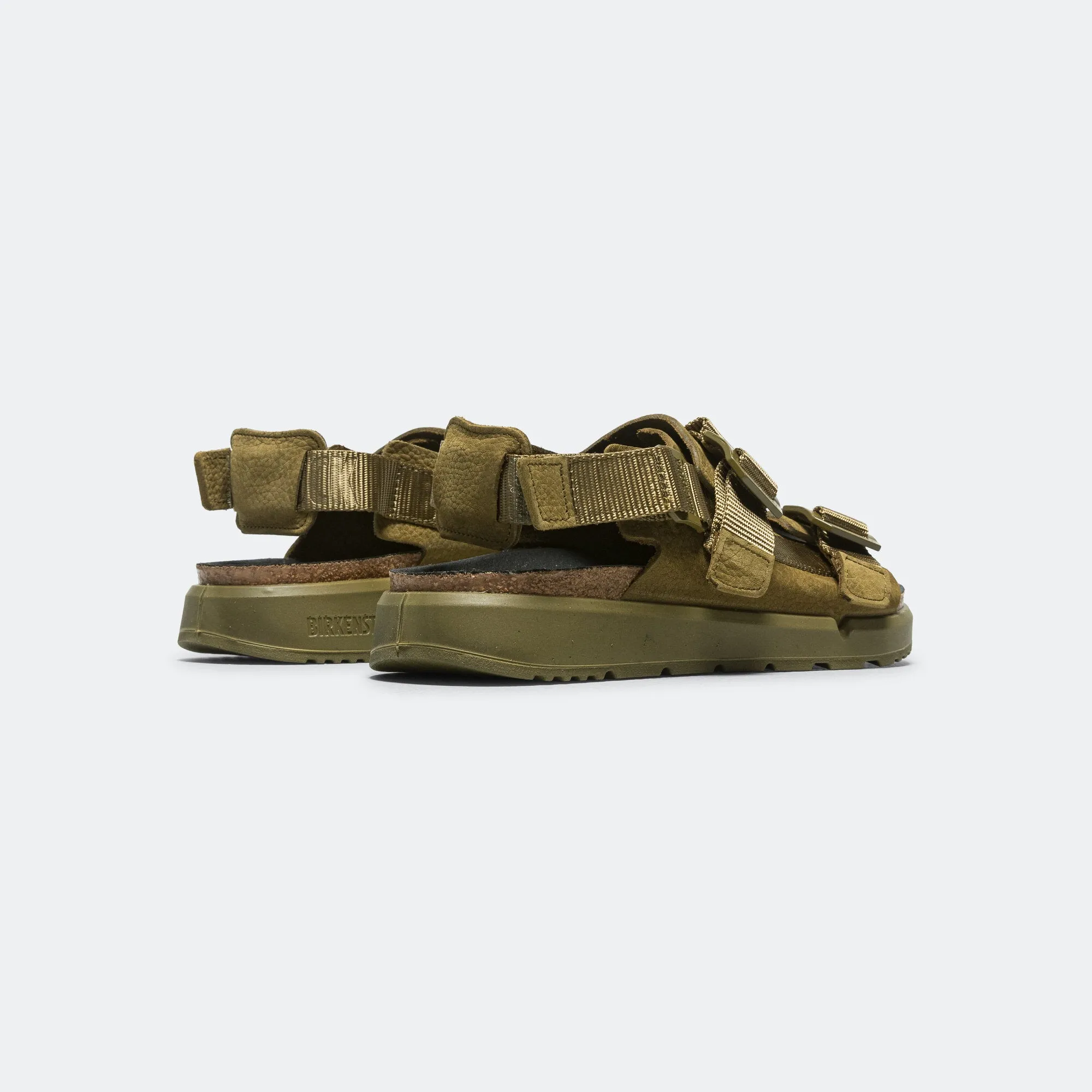 footbed cushioning Shinjuku - Pine Green Natural Leather