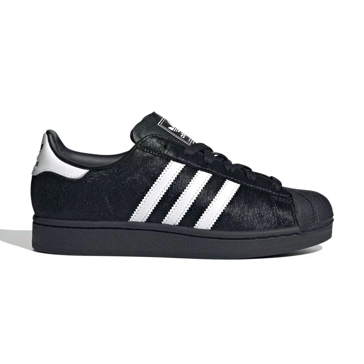 beach shoes Wmns Superstar II 'Black Ponyhair'