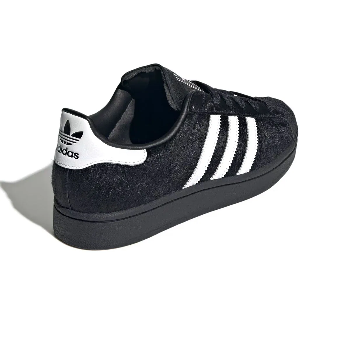 Wmns Superstar II 'Black Ponyhair' Multi-functional performance
