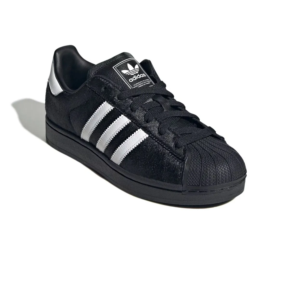 Casual cushioning Wmns Superstar II 'Black Ponyhair'