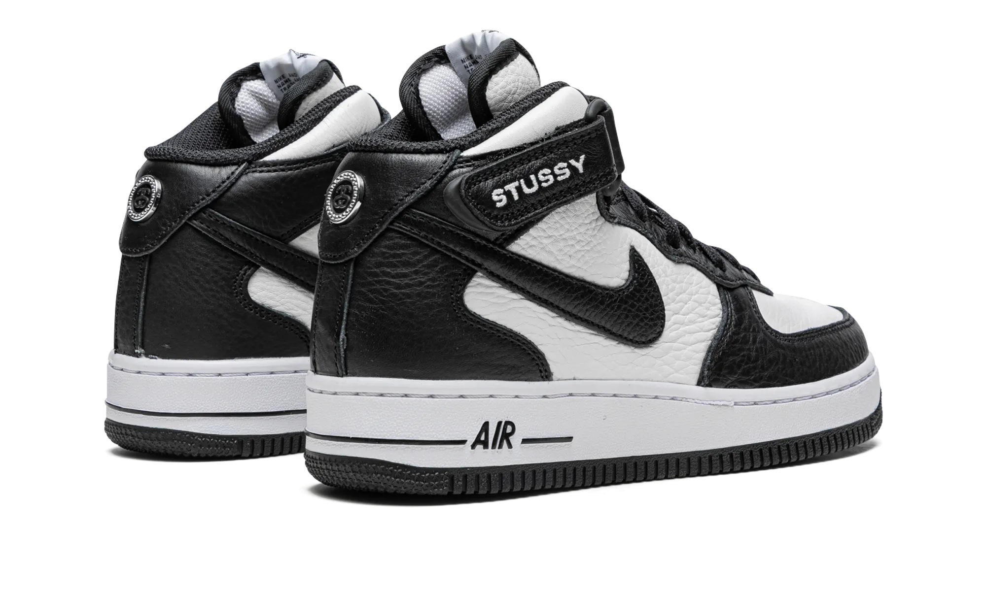 Airflow Optimized Structure Air Force 1 Mid "Stussy - Light Bone Black"