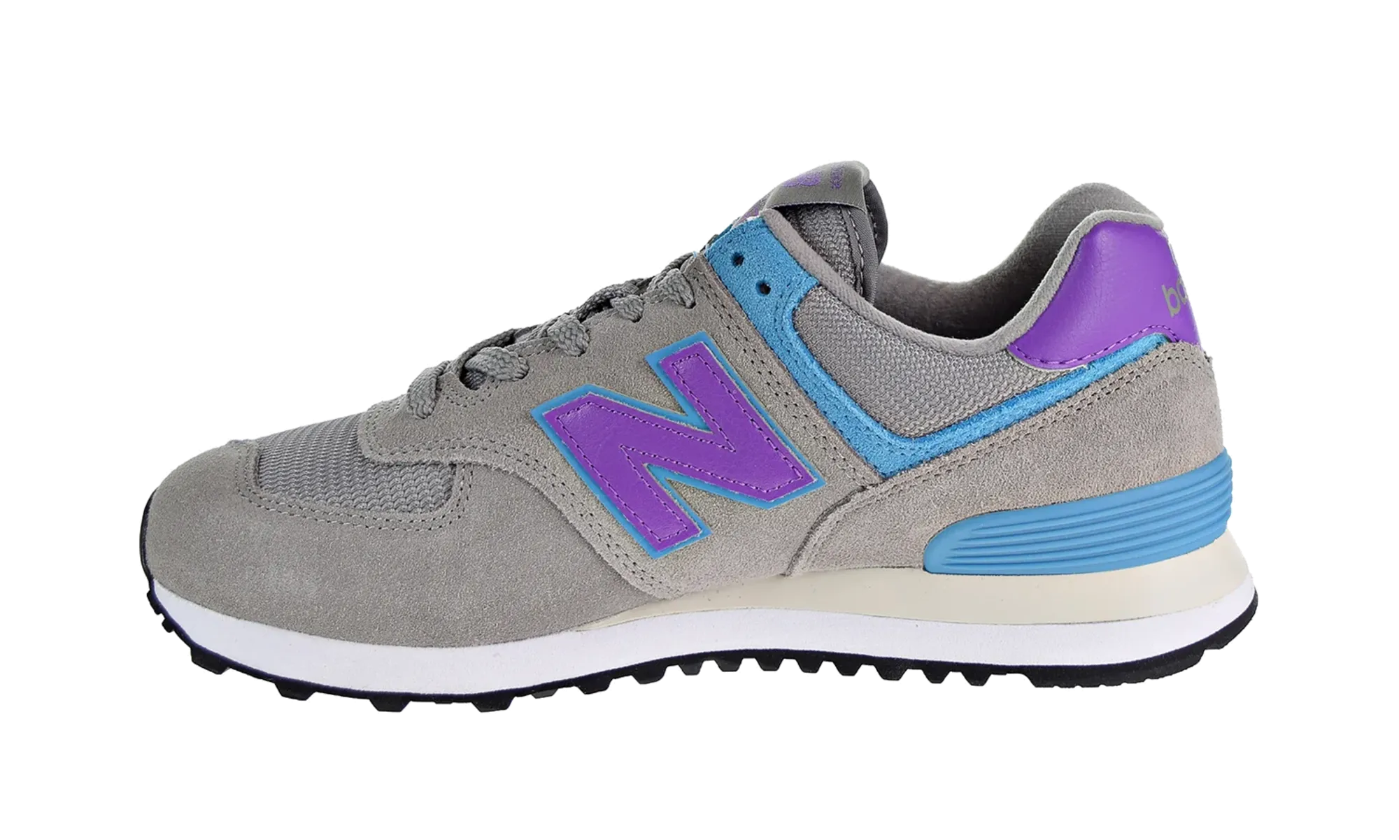Boost Speed logo - debossed shoes 574 "Grey/Purple/Teal"