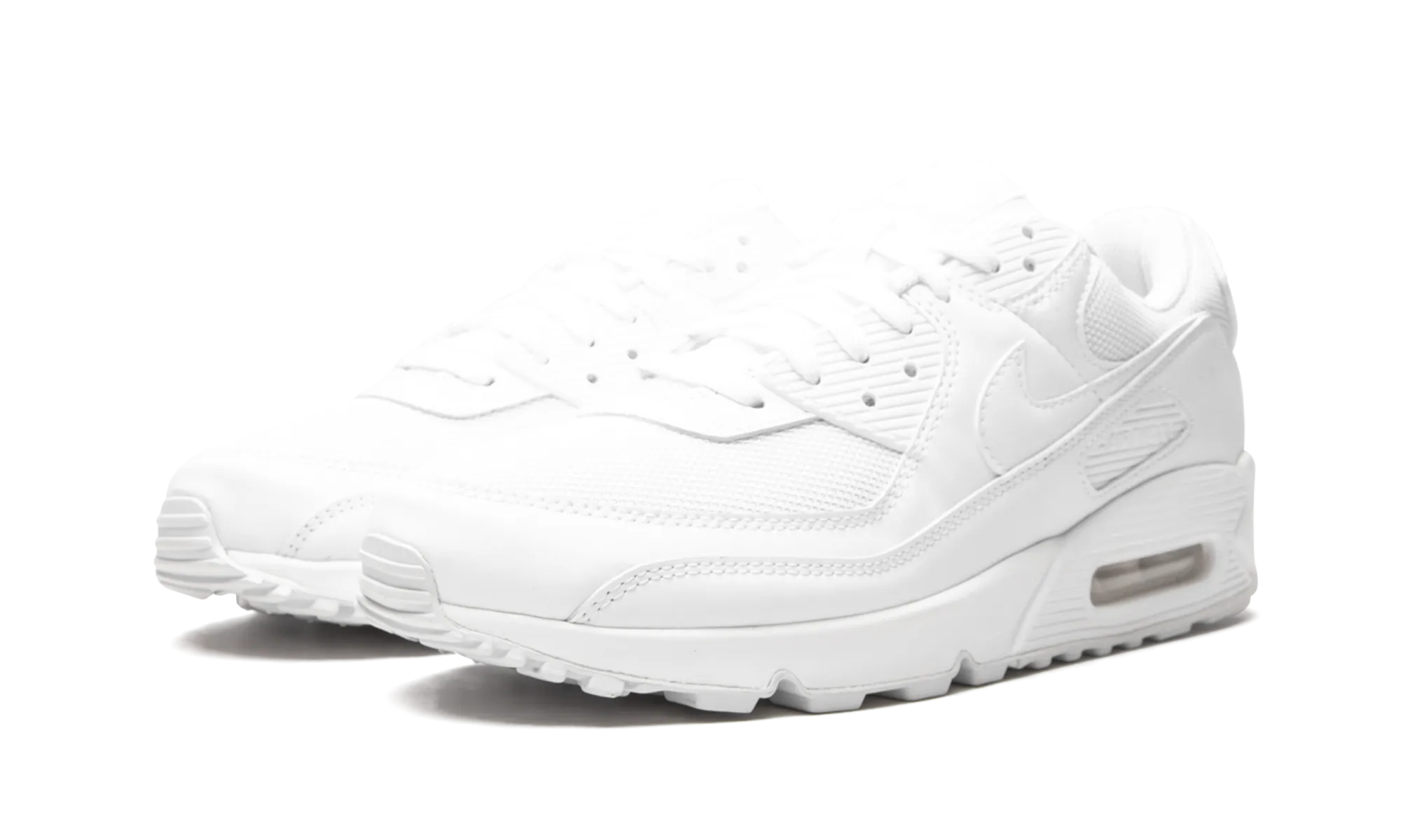 traction - enhanced shoe features casual runner shoes Air Max 90 "Triple White"