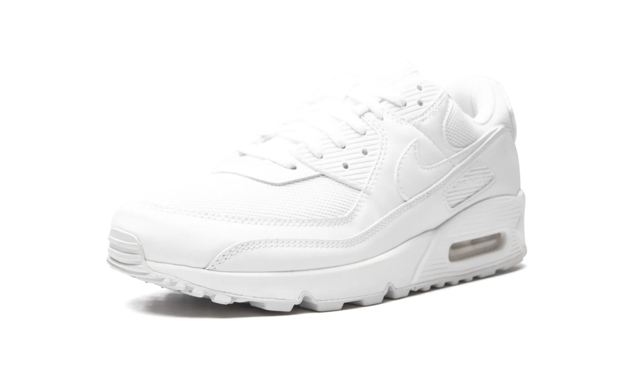 Air Max 90 "Triple White" running alone